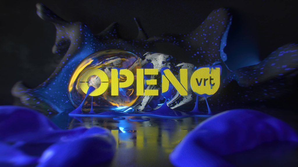 Open Vrt Ident  intro render Lion Beach 3d