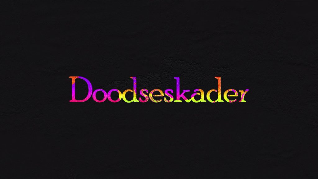 title screen for doodseskader by lion beach